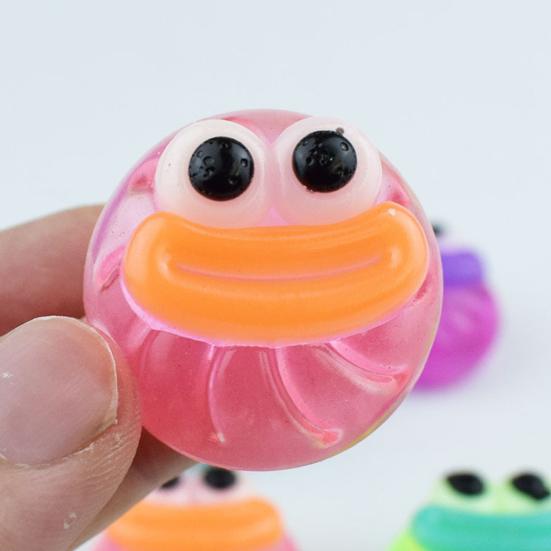 15 шт. Мультяшная сосисочная рот пельмень игрушка Большие глаза Паровая булочка Сжималка Антистресс Мягкий эластичный симуляция тестовый шар Настольная игрушка