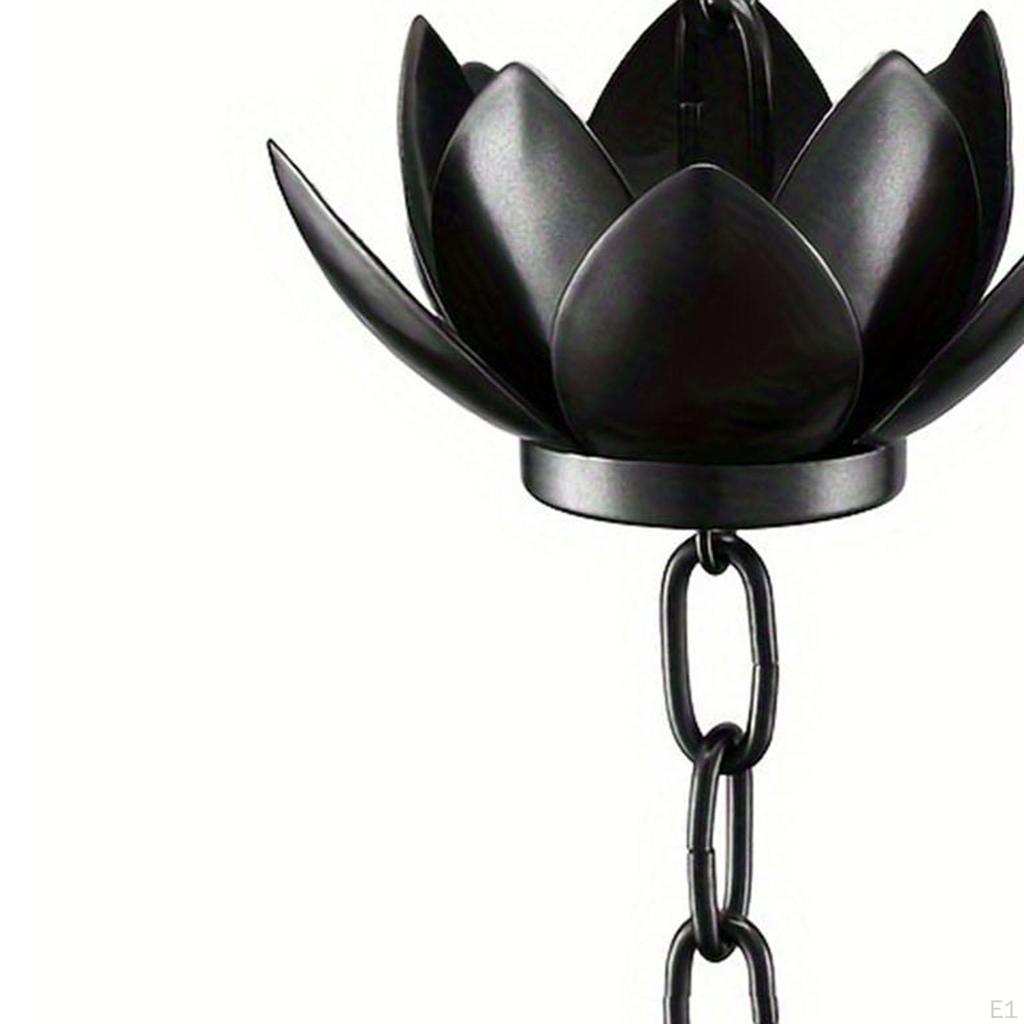 Лотос Дождевая Цепь Водосточная Желоб Замена Подвесной Винтажный Водоотвод для Сада