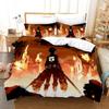 3D Attack On Titan Bedding Set Single Twin Full Queen King Size Attack On Titan Bed Set Children Kid Bedroom Duvet Cover Sets
