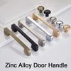 Аппаратная дверная ручка Цинковый сплав Ручки для шкафов и ящиков Новая цельная ручка Шкаф