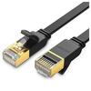 Flat Network Cable Ugreen Nw106 Ethernet Rj45, Cat.7, Stp, 3M (Black)