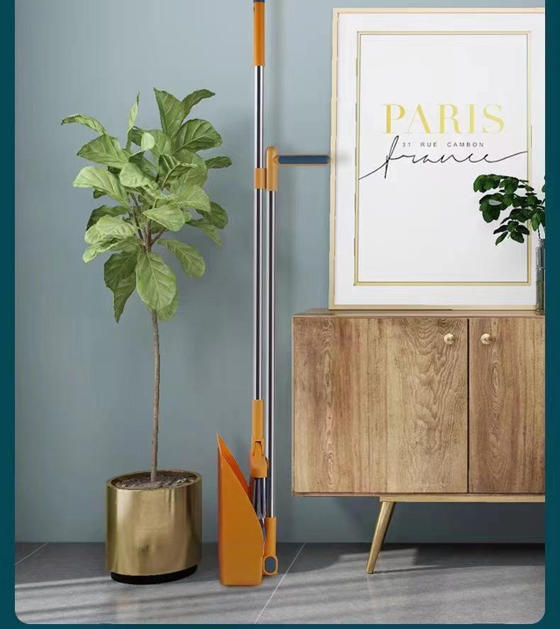 2/3 шт., складной веник, набор щеток для пола, домашний антипригарный веник для волос с длинной ручкой и комбинированным совком-стойкой, бытовой инструмент