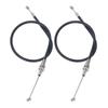 2 шт. Трос газа/реверса 61N 26311 00 из нержавеющей стали, трос газа для лодочного мотора для 2-тактного подвесного двигателя 25 л.с. 30 л.с.