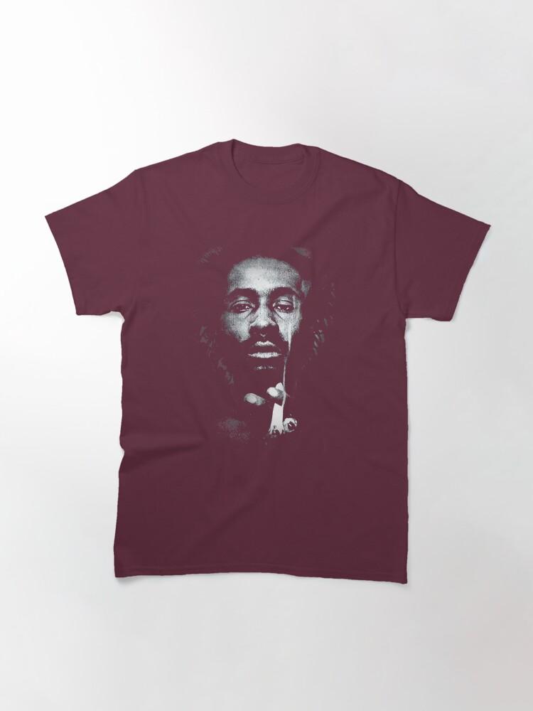 Burning Spear Black And White Design Burning Arts Spear Musician Classic T-Shirt