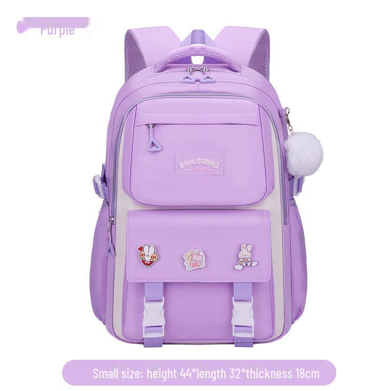 Легкий, водонепроницаемый рюкзак для девочек: Защита позвоночника, большой вместимости, для учеников начальной и средней школы, 3–6 классы.