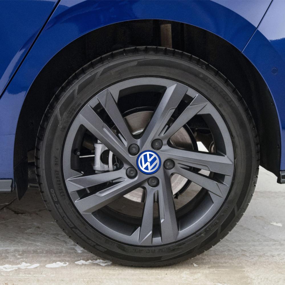 Для VW Volkswagen Jetta MK5 Golf 4 шт. Для Volkswagen VW 70 мм 80 мм 90 мм 100 мм 120 мм Автомобильный значок Колпачки на центр колеса Наклейка Значок