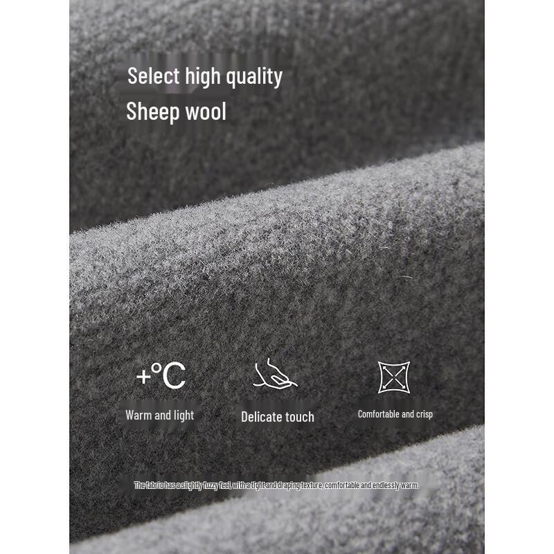 Teenie Weenie Women's Lamb Wool Toggle Button Coat