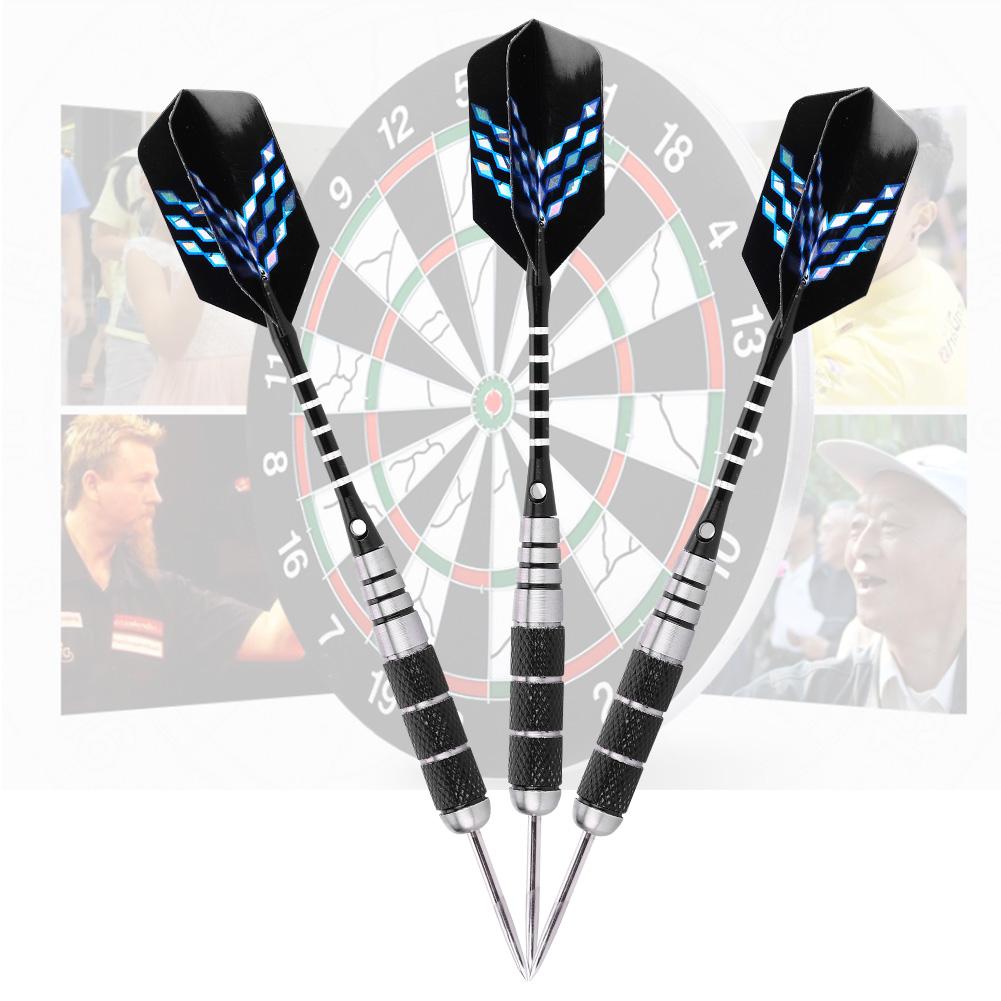 Набор из 3 шт. 155 мм стальных наконечников для дротиков с печатью оперения для мишени