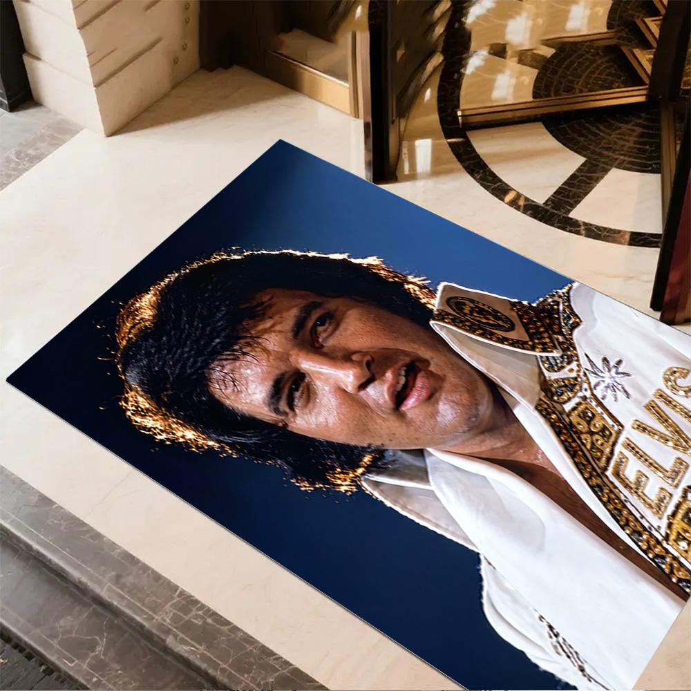 Elvis Presley's Iconic Jacket Floor Mat Perfect for Study room Playrooms Dining Room Entryway Antislip Carpet Anime Office Decor Wedding Party Gift