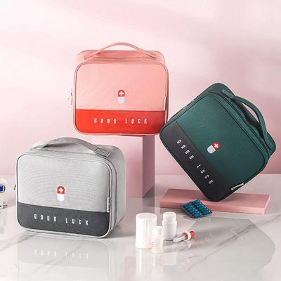 Утолщенная аптечка большой емкости, семейная портативная сумка для хранения, многофункциональная многослойная аптечка