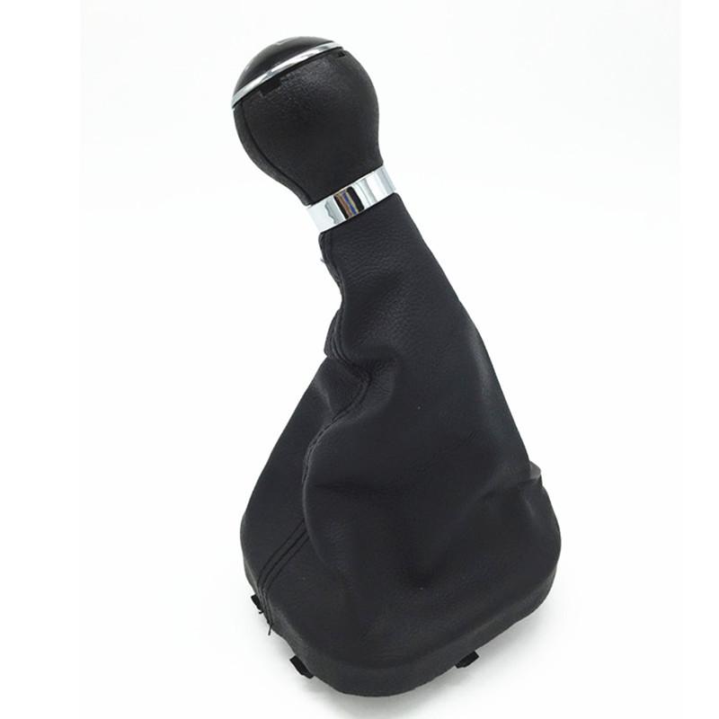 Ручка переключения передач Рычаг переключения передач Чехол-гетра PU Внутренние автомобильные аксессуары Для VW Volkswagen Caddy 2 MK2 Touran 2004-2015