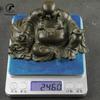 Copper Maitreya Buddha Figurines Brass Statue Ornaments Home Decor Craft for Living Room Office Desk Decorations Amitabha Buddha