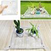 Прозрачный коврик для пересадки с цветочным принтом. Легко чистится. Многоразовый водонепроницаемый складной поднос для пересадки растений. Коврик для обрезки на открытом воздухе в помещении.