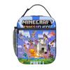 My World Elementary School School Meal Bag Children'S Handheld Satchel Insulation Box Wild Camping Storage Bag