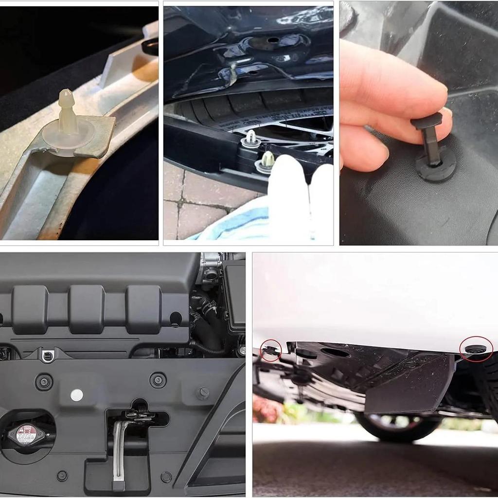 240-Piece Car Retainer Fastener Kit: Bumper Push Pins & Rivet Clips for Ford, Honda, Toyota
