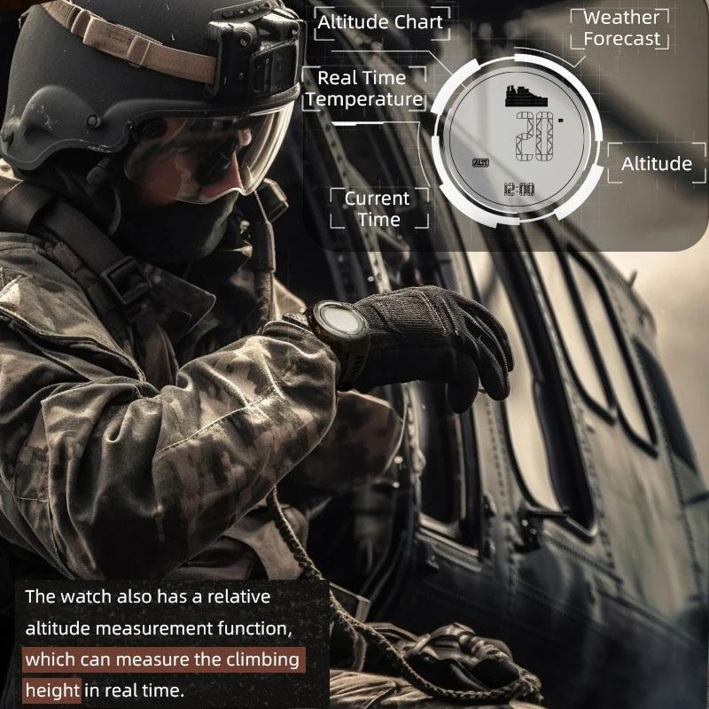 NORTH EDGE Мужские цифровые часы из углеродного волокна, корпус для мужчин, спортивные, беговые, плавающие, WR50M, часы с высотомером, барометром, компасом