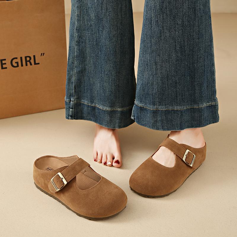 Yellow Women's Single Shoes Comfortable Soft Woman Slippers Casual Flat Sandals Women Round Toe Shoes Zapatos De Mujer