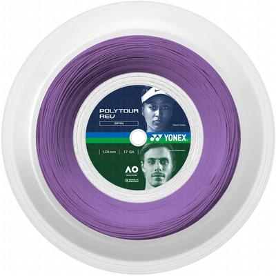 YONEX Жесткая теннисная струна Gut Polytourev 120 200м Фиолетовая PTR120R2 (039) 1,20 мм