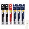 Pilot Frixion Refill 0.38mm 12-Count (Black 6, Red 3, Blue Black 3) LFBTRF-30UF LFBTRF12UF-BB with C-Roseau Bookmark