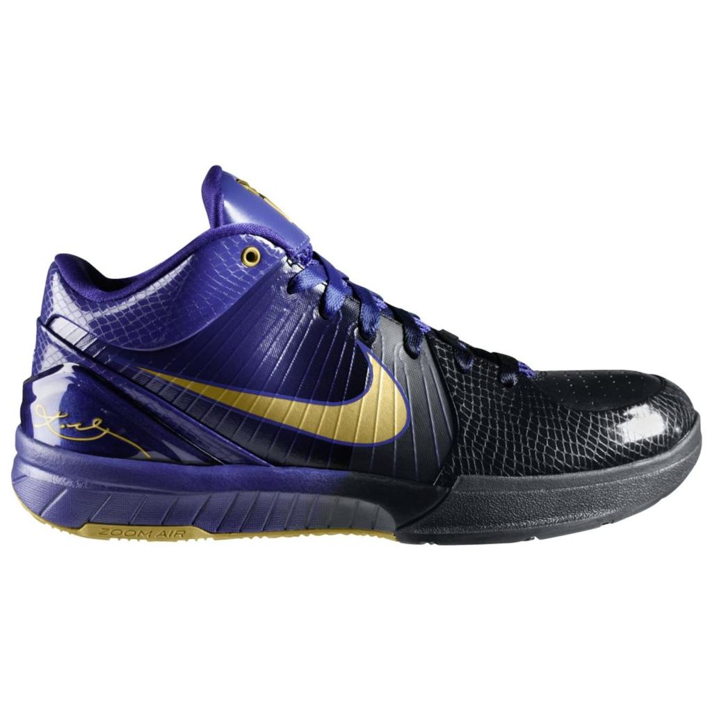 Nike Кроссовки Zoom Kobe 4 Градиентные Выездные Скользкие Легкие Нескользящие Легкие Низкие Баскетбольные Мужские 344335-073