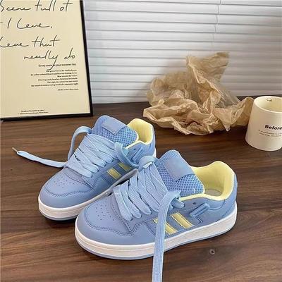 Весенне-летние новые низкие кеды, универсальные повседневные кеды на платформе в гонконгском стиле, нишевые туфли-буханки, женские ins-туфли