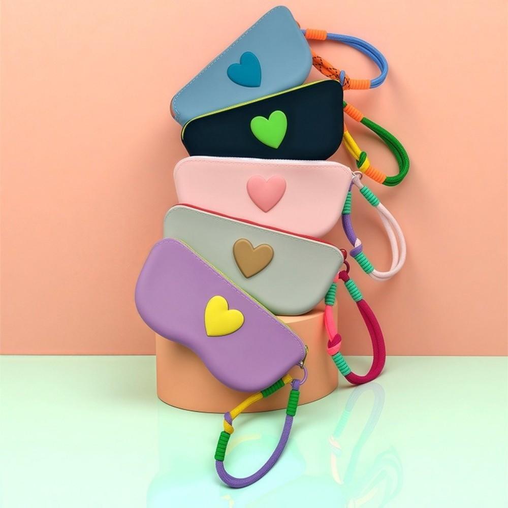 Waterproof Silicone Glasses Case Dustproof Storage Bag Fashion Sunglasses Pouch for Girls