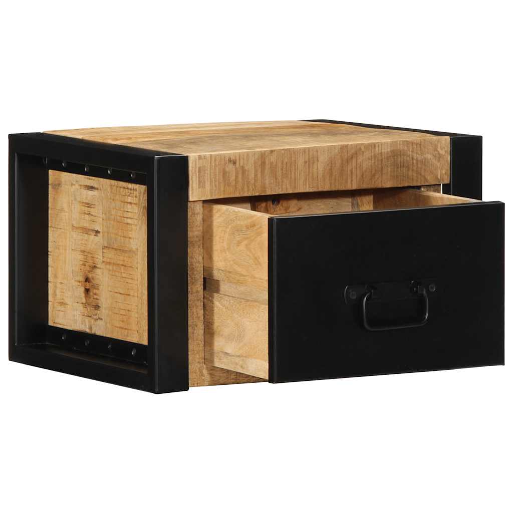 Nightstands 2 pcs 40 x 35 x 25 cm Rough Solid Mango Wood