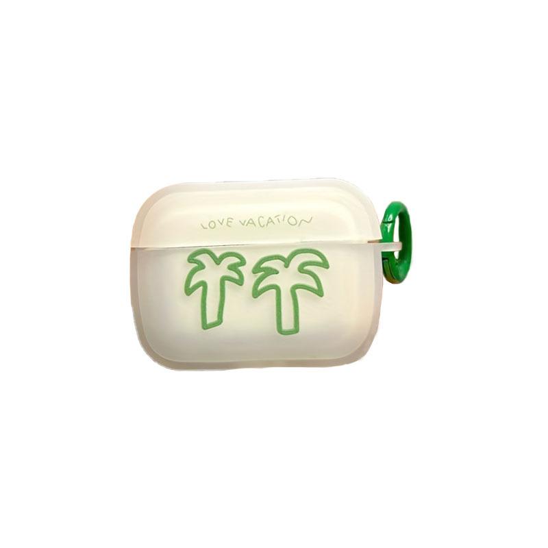 Simple line tree for apple AirPods pro1/1/1 generation bluetooth wireless headset cover cute soft shell tide