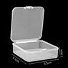 Pp Transparent Box Rectangular Flip Storage Box Square Packaging Case Round Blister Box Accessories Organizing Product Packag