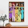 5D Алмазная живопись своими руками Милые и красивые принцессы Полная выкладка Стразы Мозаика Вышивка Изделия ручной работы Домашний декор Подарок