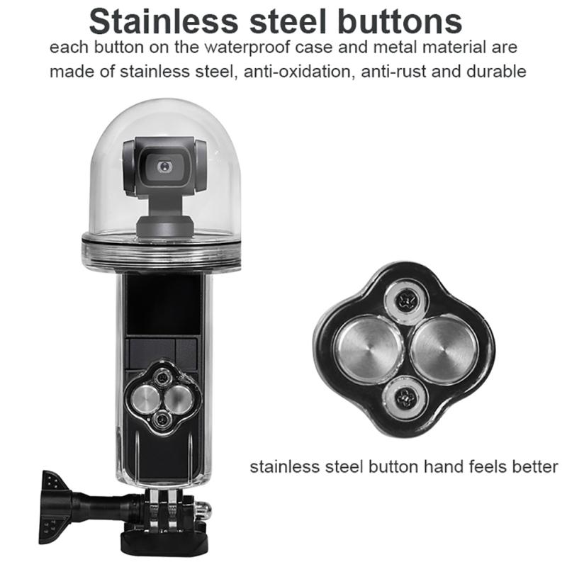 Водонепроницаемый чехол длиной 60 м для DJI OSMO Pocket Case, защитный чехол для дайвинга