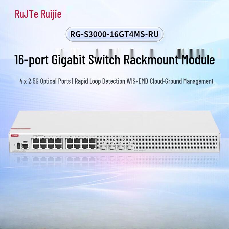 Стойечный удаленный модуль Ruijie серии RG-S3000, уровень 2
