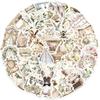 50 Pcs Cartoon White Renaissance Graffiti Stickers - DIY Decor for Guitar, Notebook, Luggage RecordingYourLife Store