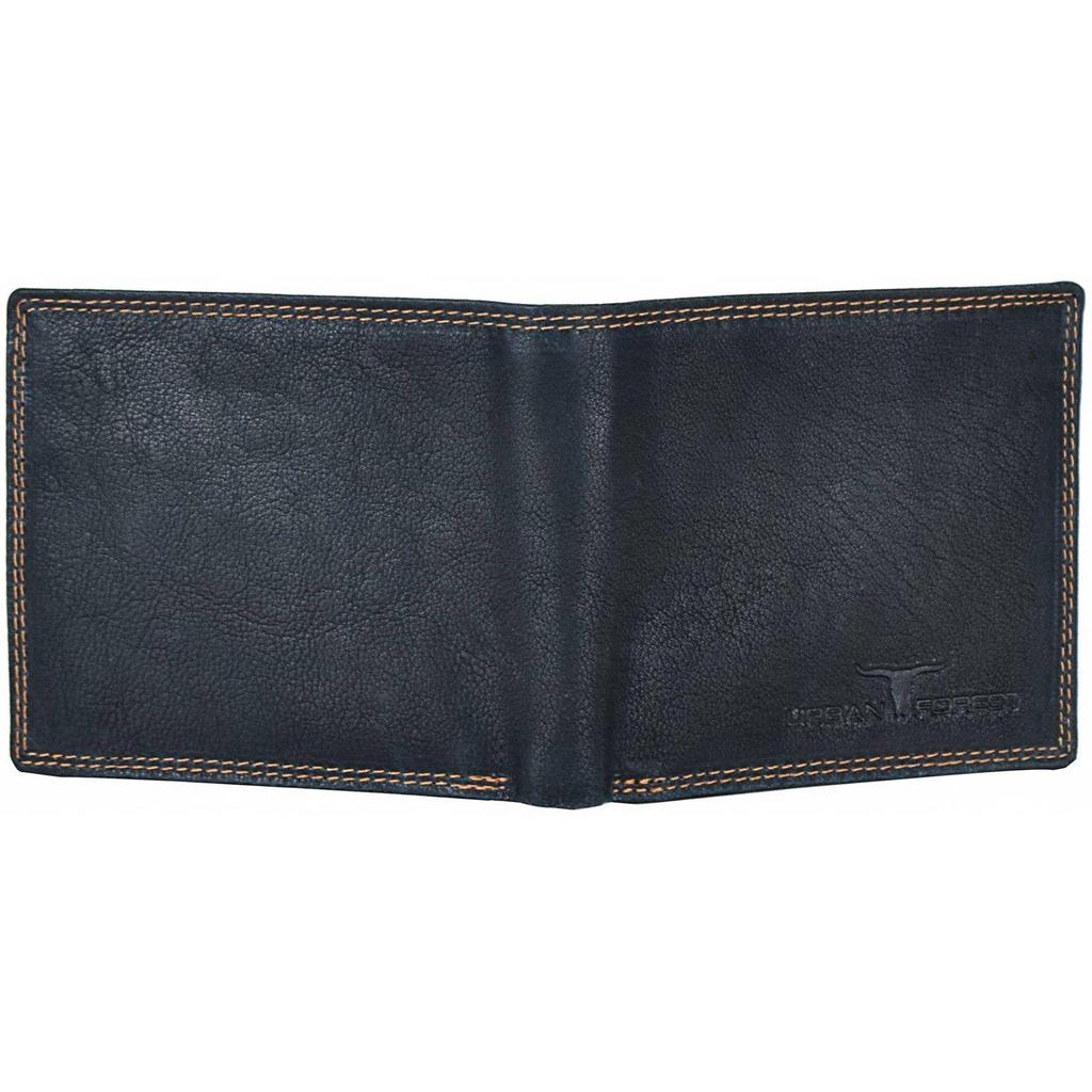 Мужской кошелек из натуральной кожи - стандартный размер (7 слотов для карт)