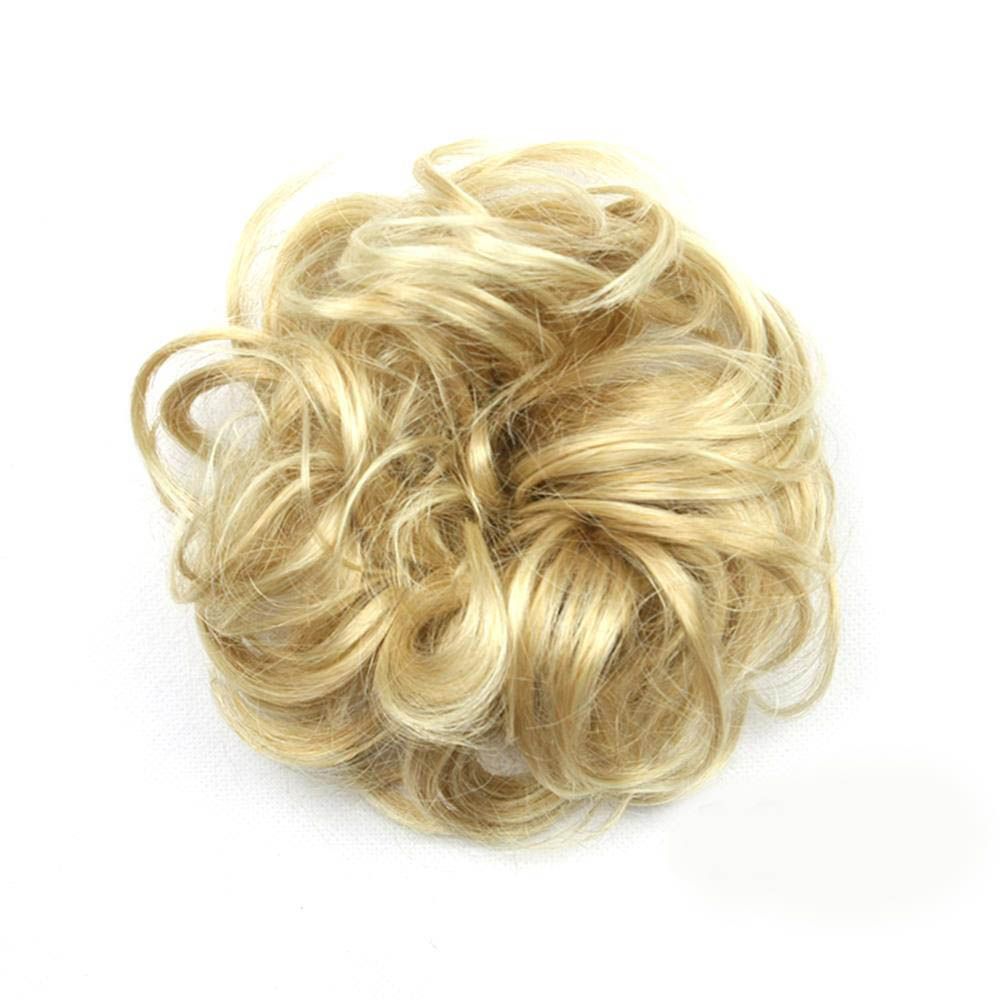 Эластичный парик, резинка для волос, вьющиеся волосы, резинка для волос, пучок, кудрявый растрепанный шиньон, наращивание волос