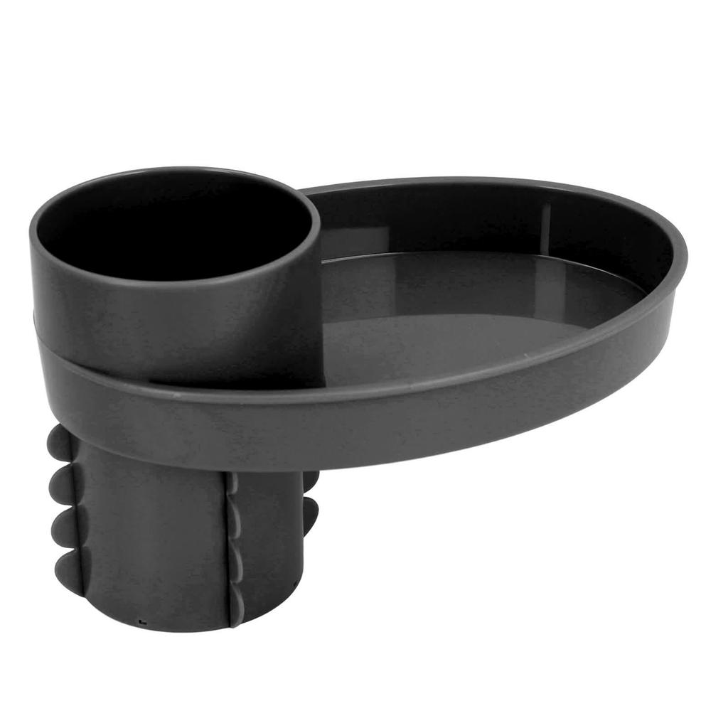 Car Seat Snack Tray Portable Multifunctional Travel Rotating Cup Holder Plate for Toys Water