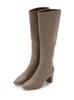 Square Long Boots SWGS244607 BEG [Snidel]