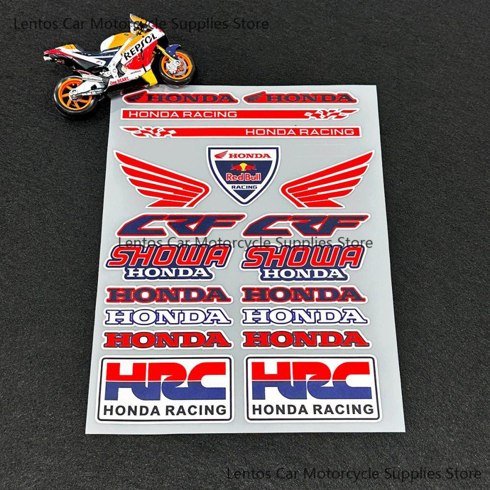 Мотоциклетные Отражающие Наклейки на Шлем HONDA Motorsports Крылья Мечты Логотип Декоративные Наклейки на Бензобак и Задний Кофр UQ8 mkdv9