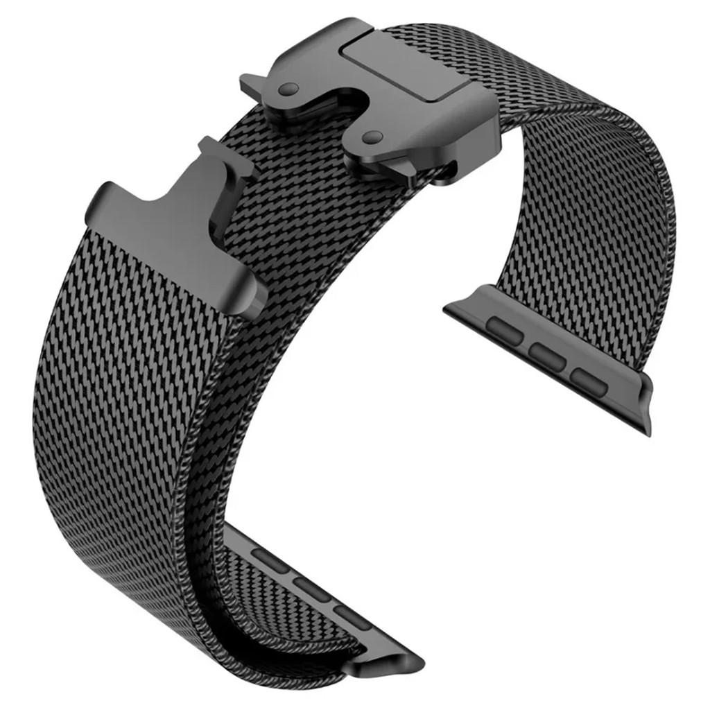 Миланский ремешок Браслет Solo Loop для Apple Watch Ultra 3 49мм 46 42 44 45 41 40 38мм для Iwatch 11 10 9 8 7 6 SE3/2 5 4321