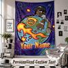 Wall Hanging Tapestry With Custom Name & Text, Travis Scott Decorative Tapestry For Bedroom