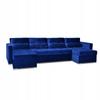 Varius BIG Corner Sofa Bed with Sleeping Containers Family Furniture Blue