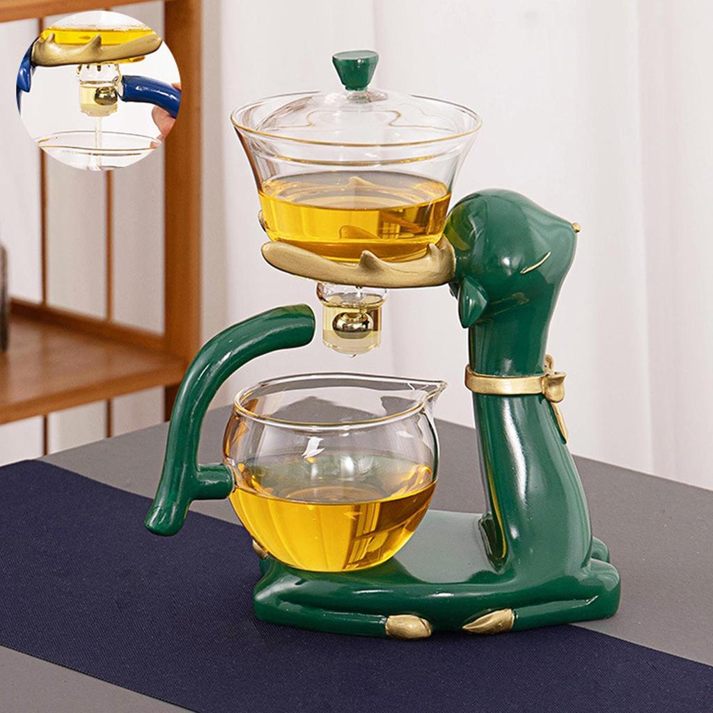 Tea Infuser Pot Kungfu Glass Set for Office Outdoor Camping House
