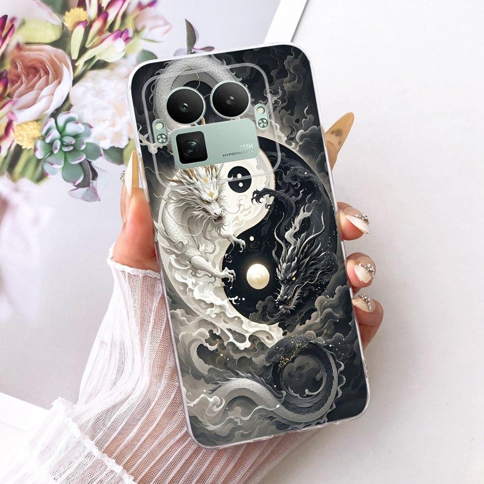 For Realme GT 8 Pro 2025 Cool Dragon Tiger Pattern Phone Case For Realme GT8 GT 8Pro 5G RMX5210 Soft Silicone TPU Cases