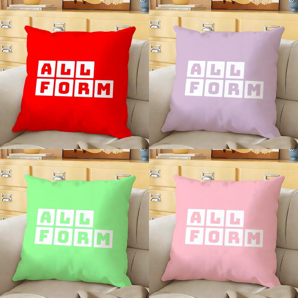 Fashion AAllform Cushion Cover Soft Durable Reversible Pillow Cover Home Car MultiScene Daily Comfort Pillowcase