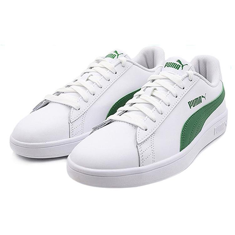 Puma Smash V2 'White Green' (Unisex) Puma White / Amazon Green Skate Shoes 365215 03