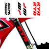 2 шт. Виниловая наклейка для мотокроссового мотоцикла Kyb WP Suspension Showa Decal для Yamaha Honda Suzuki Ktm Kawasaki Benelli Decor