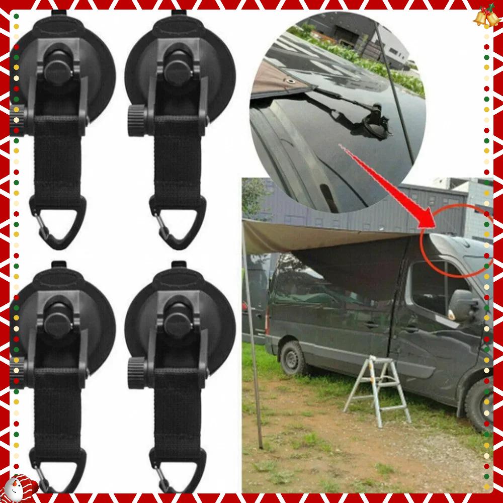 4 шт., присоски для автомобильной палатки, пряжка, боковые круглые/треугольные якоря для тента, присоски для палатки, якорь, крепежный крючок