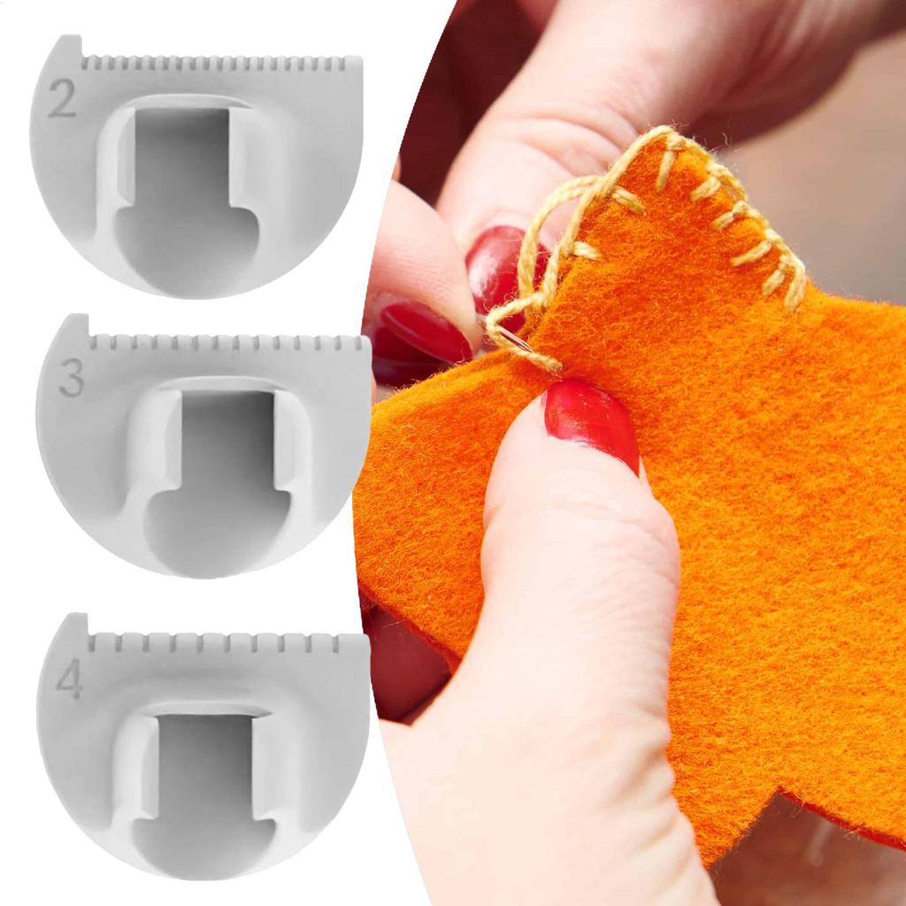 1Pcs Easy Sewing Guide for Beginners Seniors Plastic Hand Sewing Tool with 1mm 1mm 1mm Spacing for DIY Crafting Thumb Guide