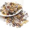 10pcs/lot Copper Round Spring Clasps Keychain Hooks Buckles End Connectors For Bracelet Necklace DIY Jewelry Making Accessories