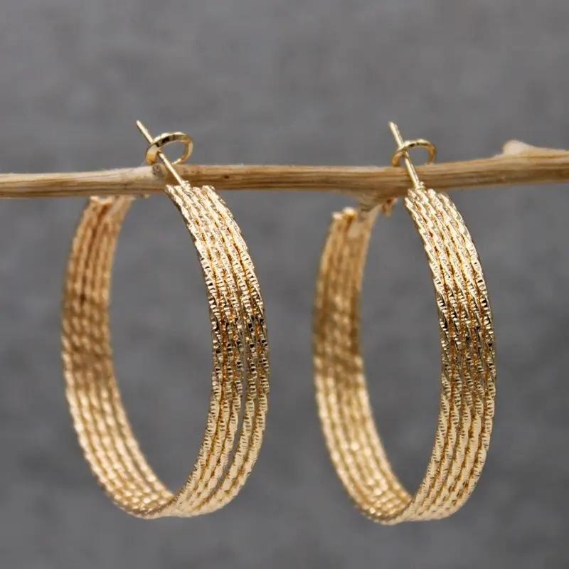 Роскошные новые женские серьги, круглые модные креативные женские серьги